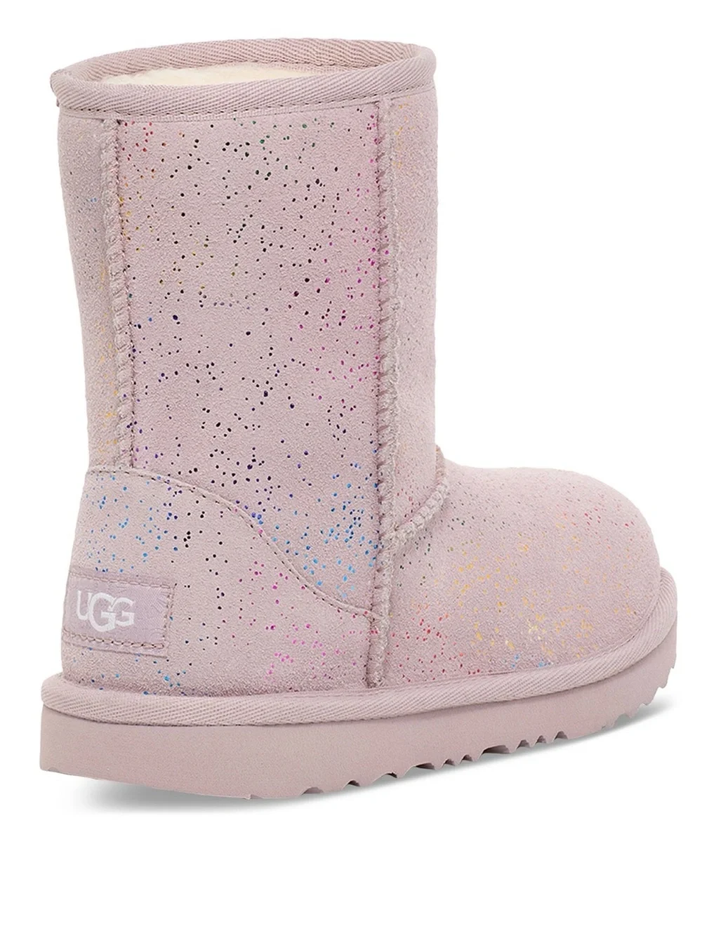 UGG Kids Classic II Shimmer Sky Booties, SIZE 1 YOUTH